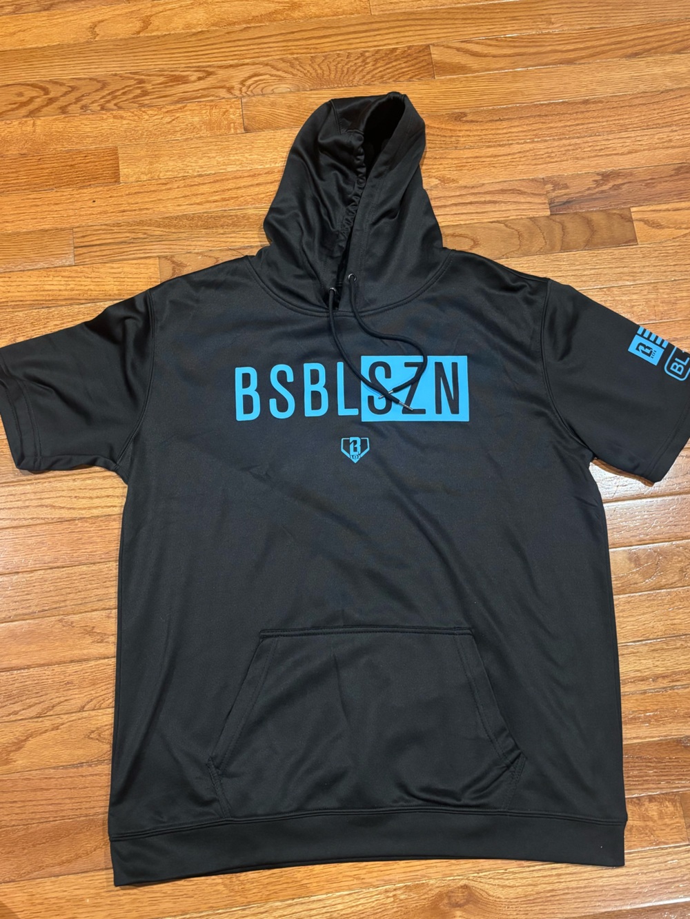 Baseball Lifestyle 101 BSBL-SZN Short Sleeve Hoodie V3 size large